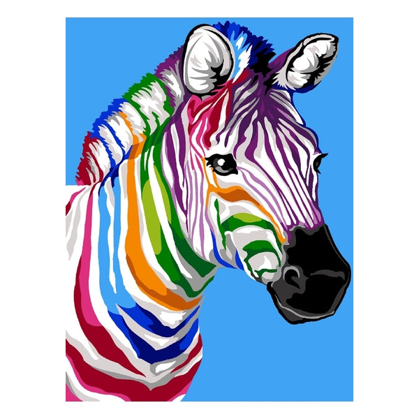 Zèbre coloré