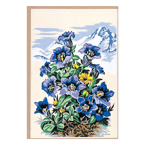 Fleurs des montagnes bleues