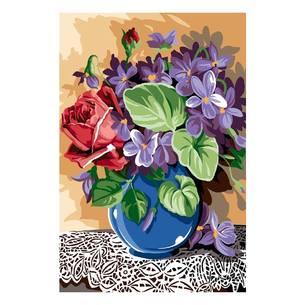 Fleurs et napperon