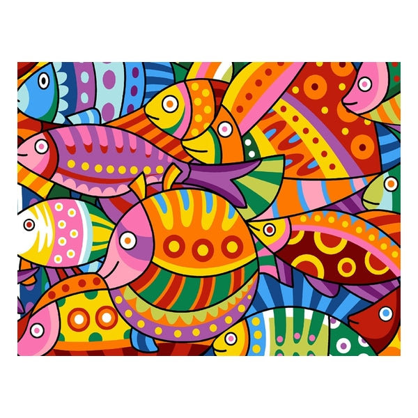Colored fishes