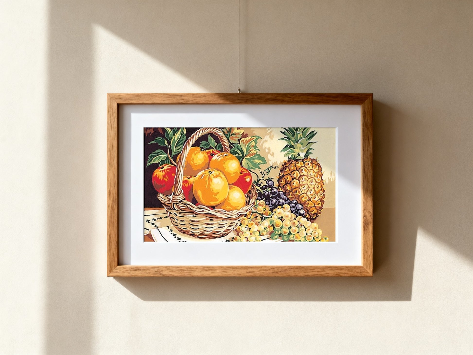 Cuadro de medio punto enmarcado - Senteurs de fruits - Merceria Marieta