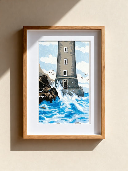 Cuadro de medio punto enmarcado - Le phare - Merceria Marieta
