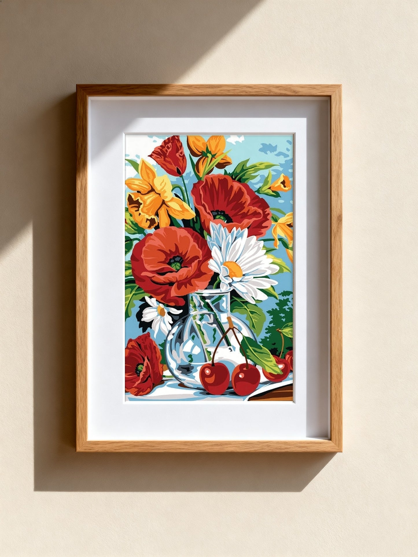 Cuadro de medio punto enmarcado - Verrine de printemps - Merceria Marieta