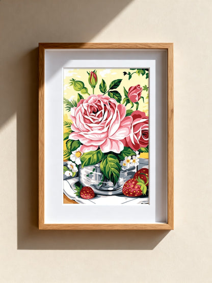 Cuadro de medio punto enmarcado - Verrine d’été - Merceria Marieta
