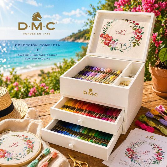 Mueble de hilos DMC 70