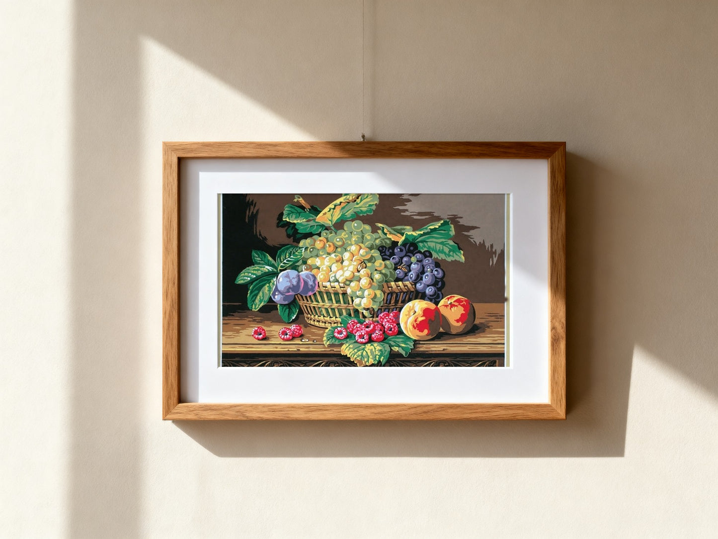 Cuadro de medio punto enmarcado - Nature morte - Merceria Marieta