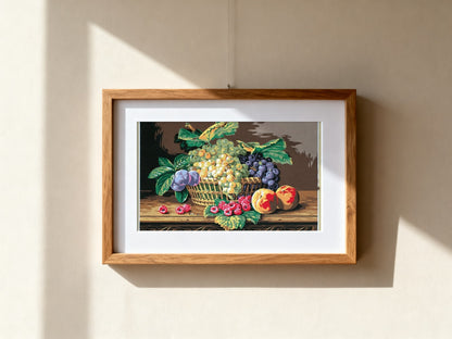 Cuadro de medio punto enmarcado - Nature morte - Merceria Marieta