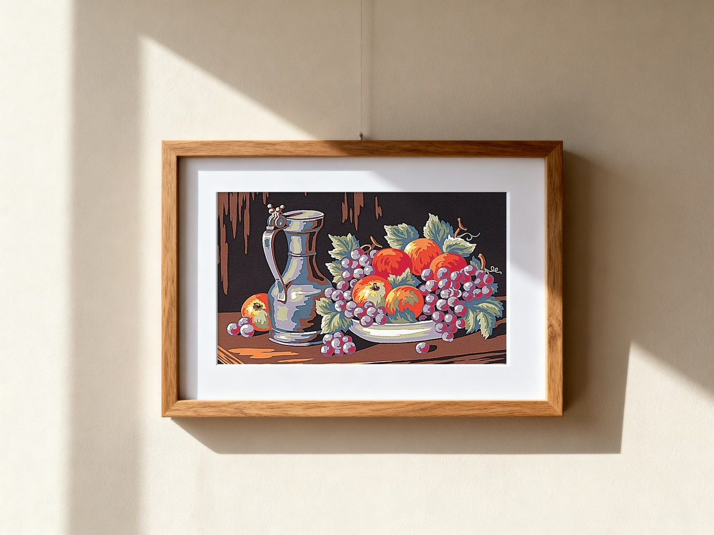 Cuadro de medio punto enmarcado - Nature morte - Merceria Marieta