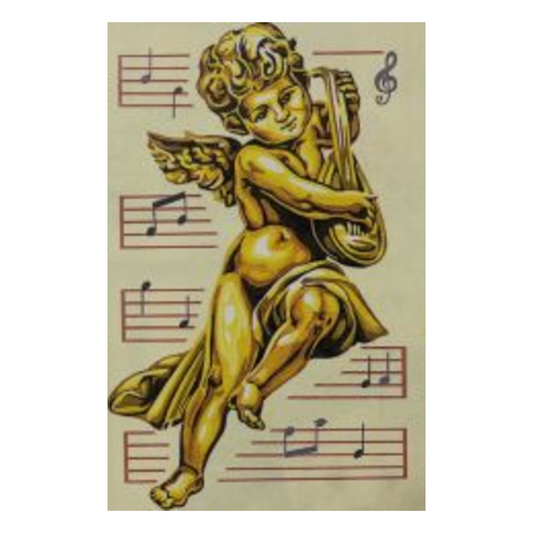L’ange qui joue musique