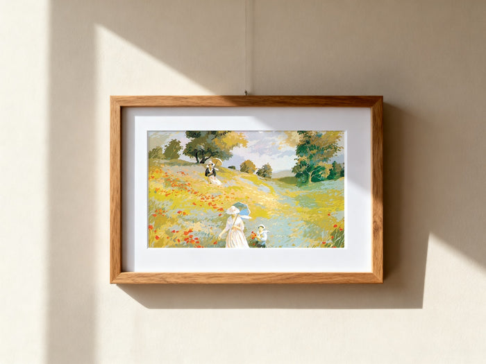 Country Walk — SEG de Paris Needlepoint Kit, Printed Canvas