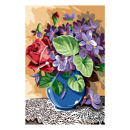 Fleurs et napperon