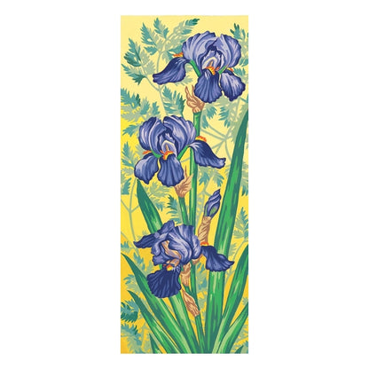 Les iris mauves