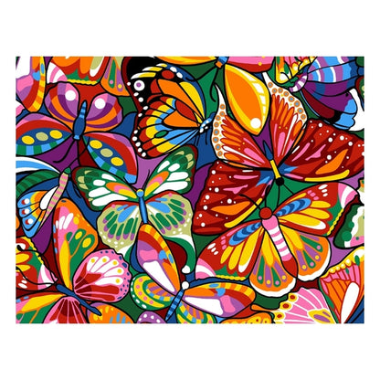 Colored butterflies
