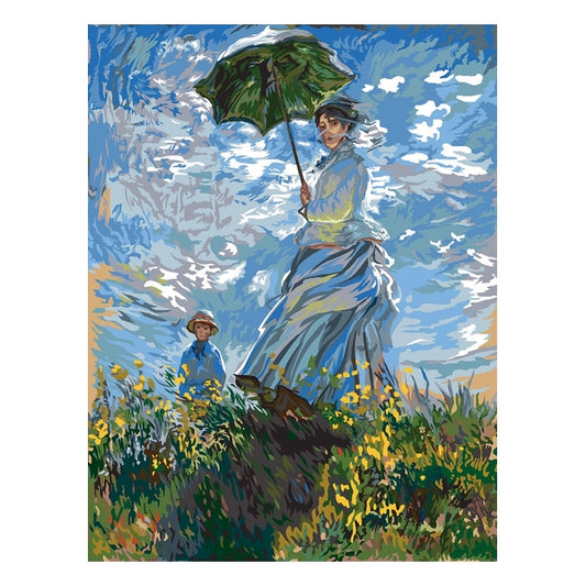 Femme au parapluie